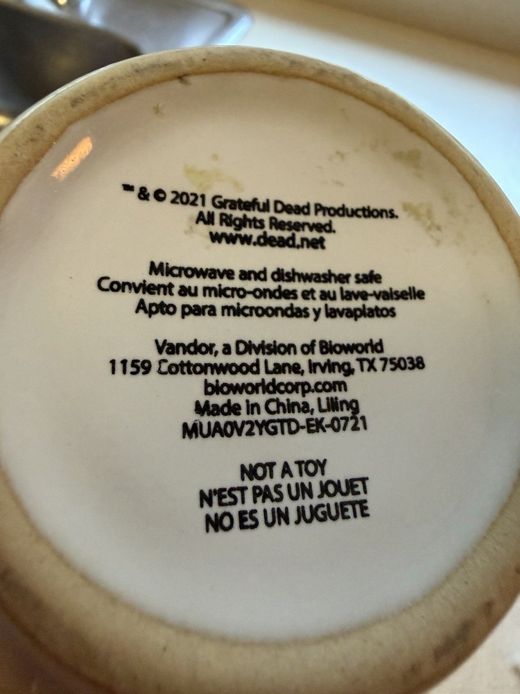 grateful dead mug cup