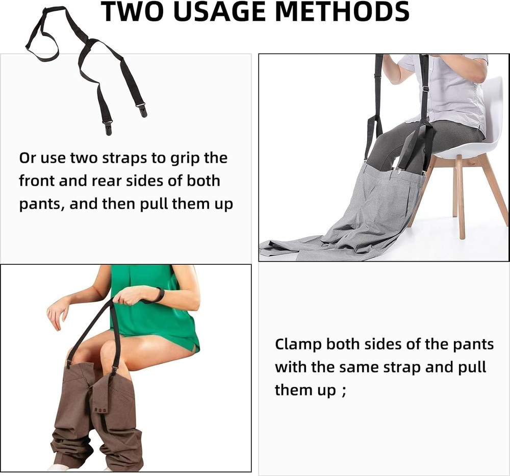 2pcs Clip and Pull Dressing Aid,Dressing Stick for Elderly,Handicap Accessori...