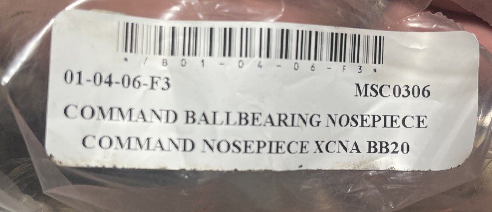 Command Tooling Systems XCNA-BB20, Ballbearing ER20 collet Nose piece