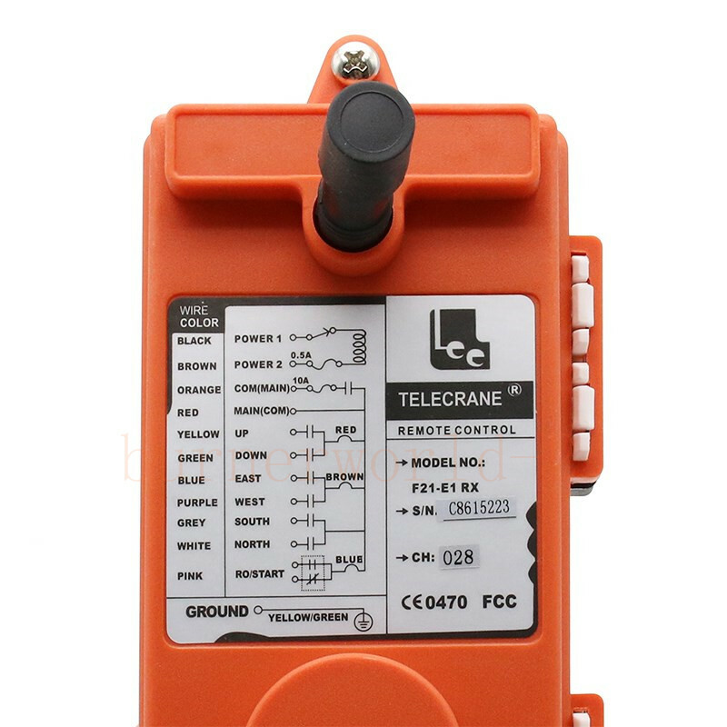 F21-E1 Emergency Stop Crane Driving Hoist Industrial Wireless Remote Control
