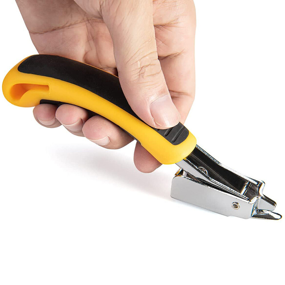 Upholstery Carpet Puller Tool Staple Remover Tack Ofiice Claw Hand Held Stapler