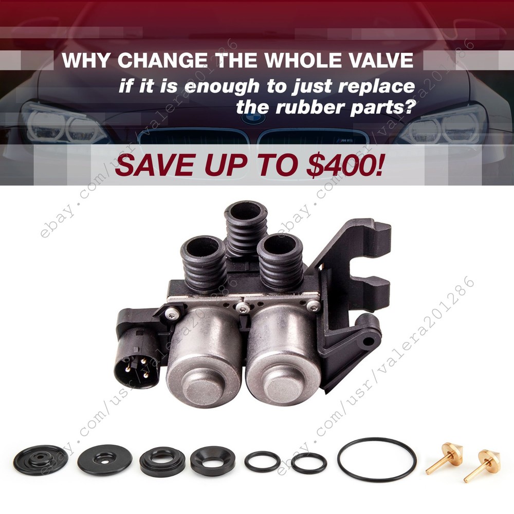 BMW Heater Valve Repair Kit E39, E38, E53, E34, E32, E31, E65, E66, E60, E61