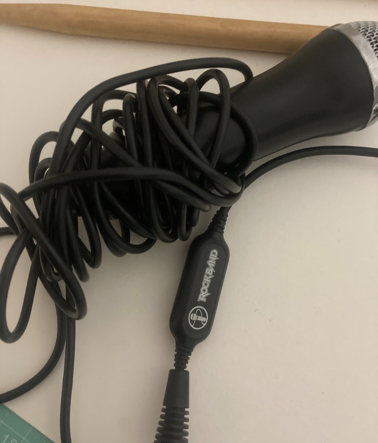 Playstation 2 Rock Band Accessory Bundle: USB Microphone, Drumsticks, USB Hub