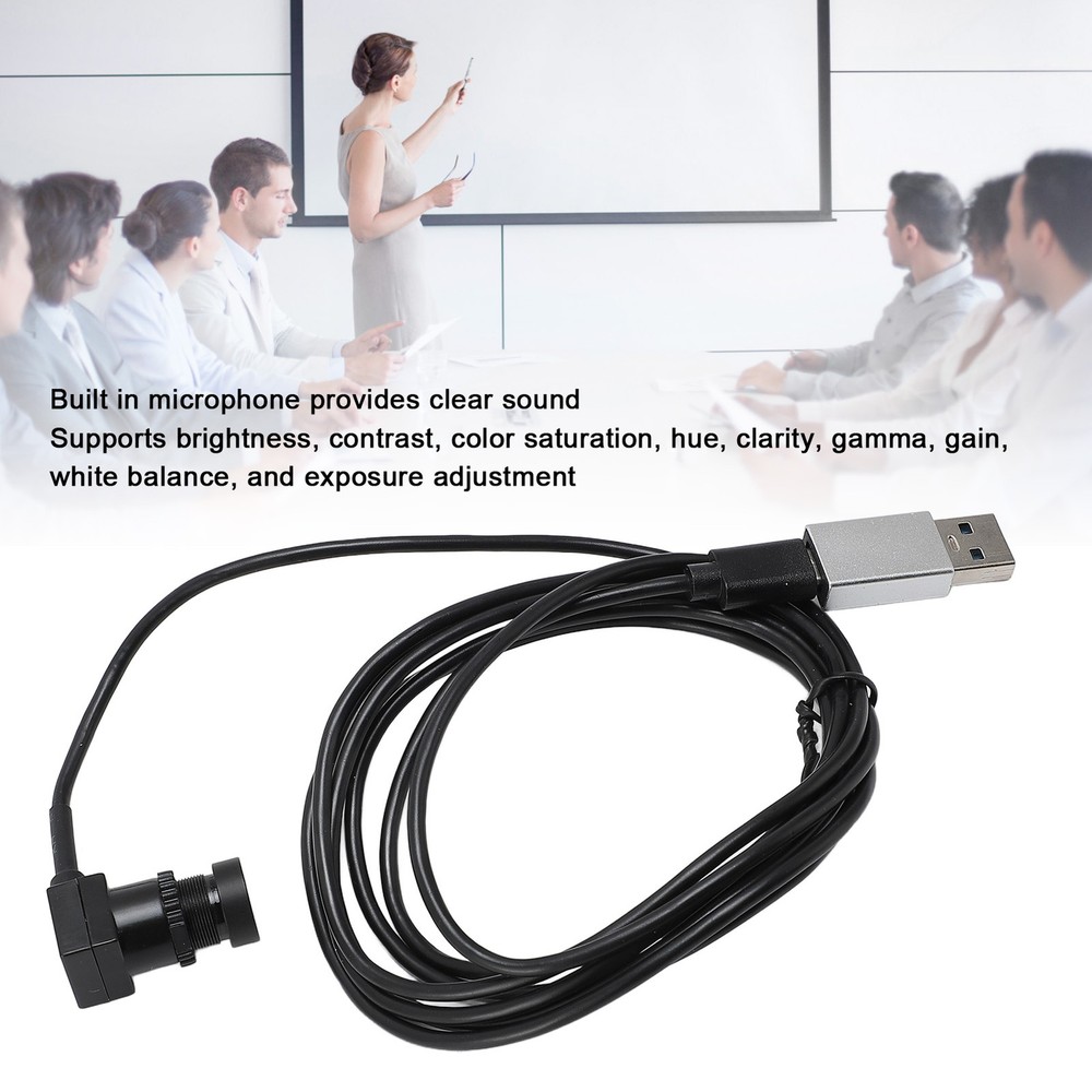 Type C Webcam 1080P 1.5m Plug And Play Fixed Focus USB Camera With Microphone