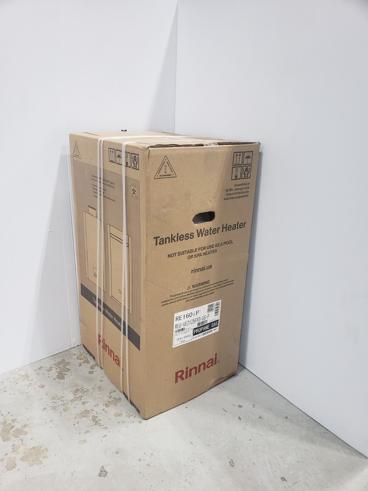 Rinnai RE160IP Internal Tankless Water Heater 160k Btu 6.6 gpm max PROPANE