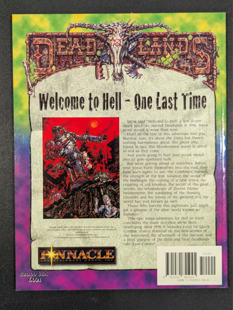 The Unity - Deadlands Hell on Earth - Pinnacle