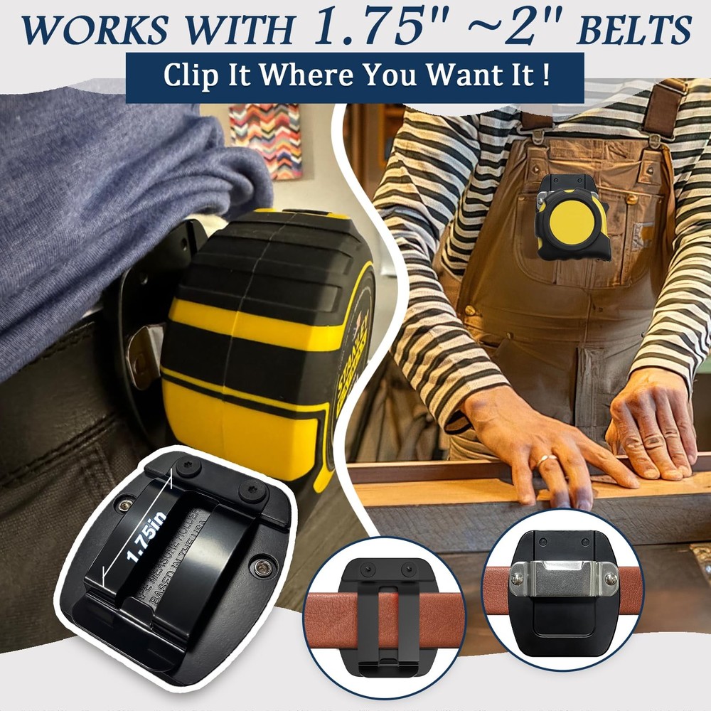 2-Pack Tape Measure Holder for 2P Holder,