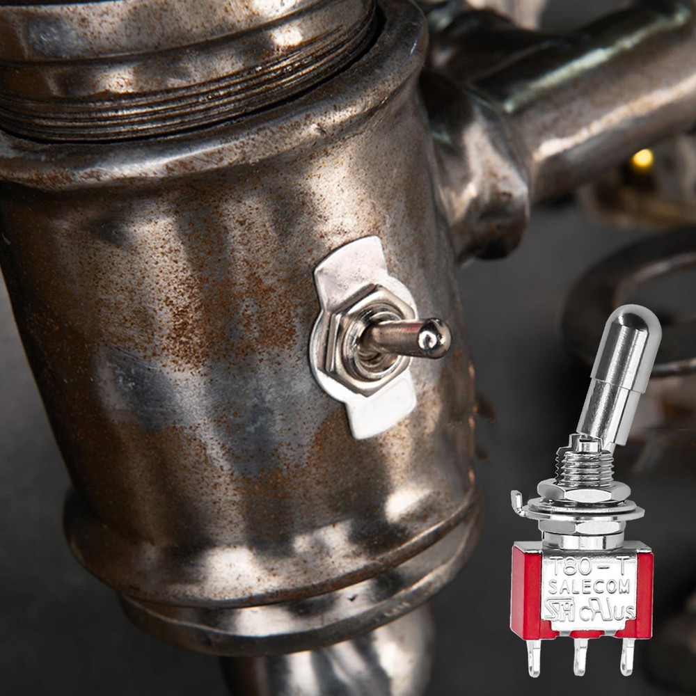 Mini Toggle Switch SPDT ON ON 2 Pack