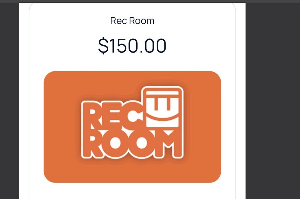 REC ROOM E-GIFT CARD