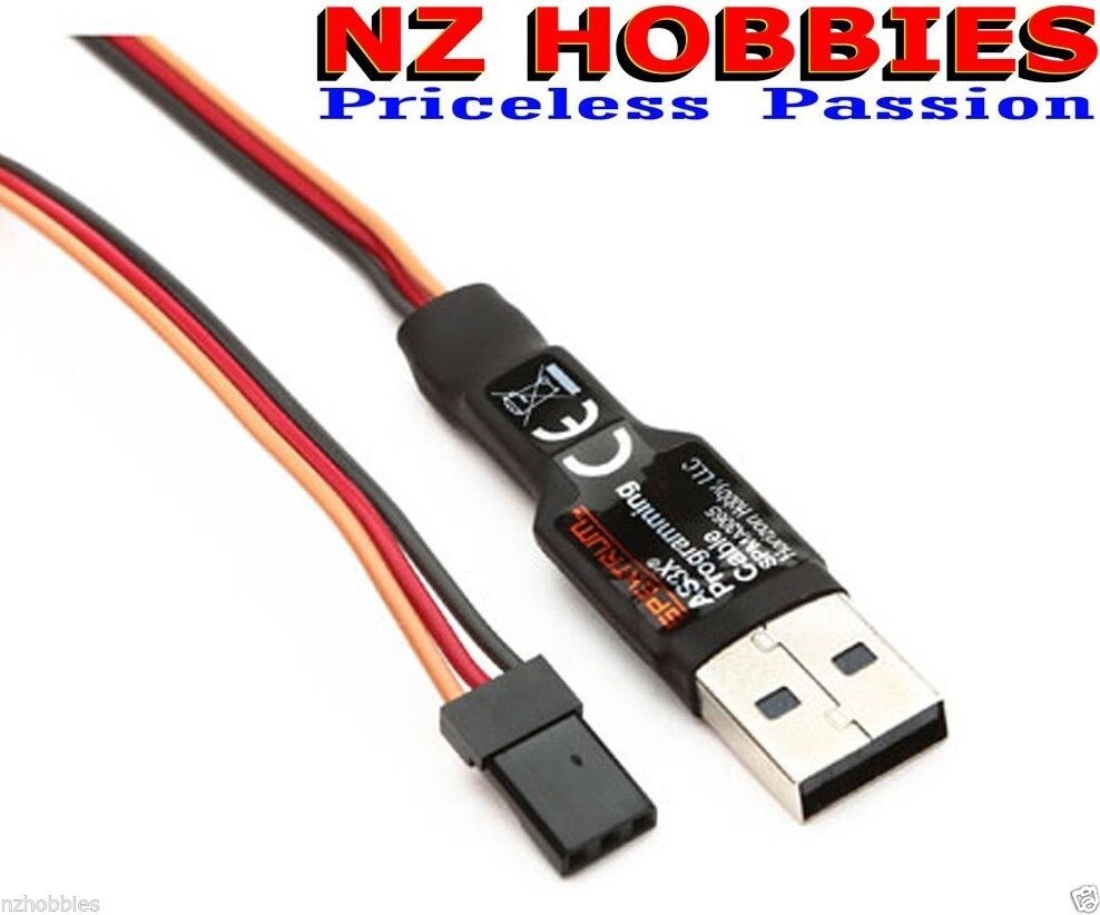 New Spektrum SPMA3065 AS3X Programming Cable USB Interface