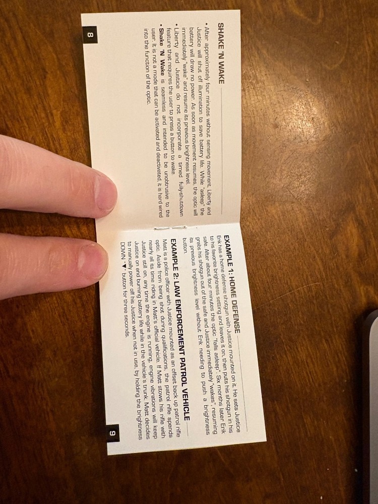 Swamp Fox Justice Red Dot Optic OEM Instruction User Manual