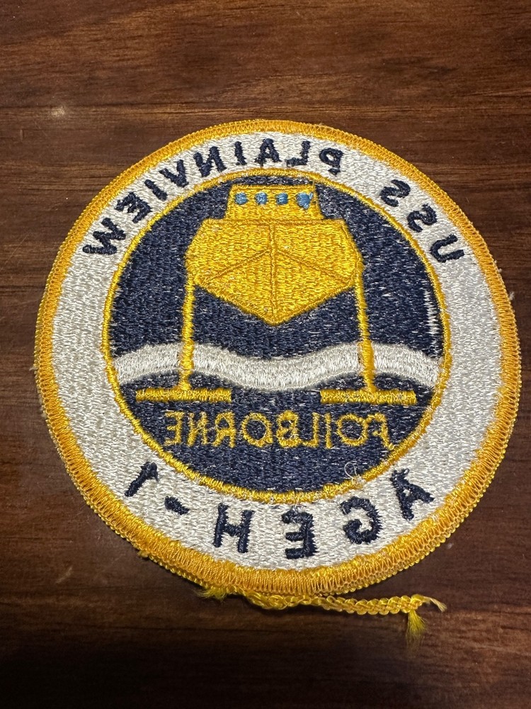 Vintage US Navy USS Plainview AGEH-1 Patch