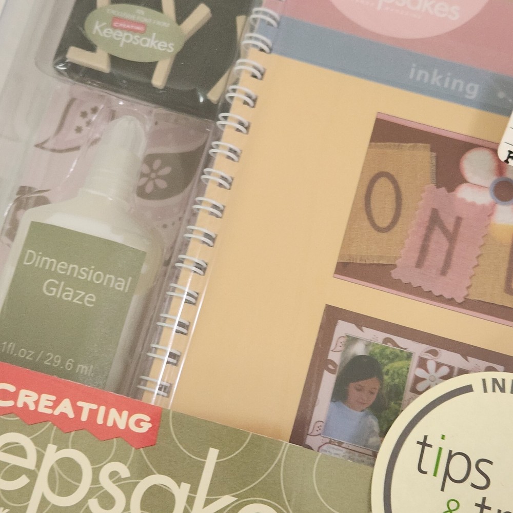 NEW Creating Keepsakes Scrapbook Inking Kit 9 Projects Embellishments - 2006