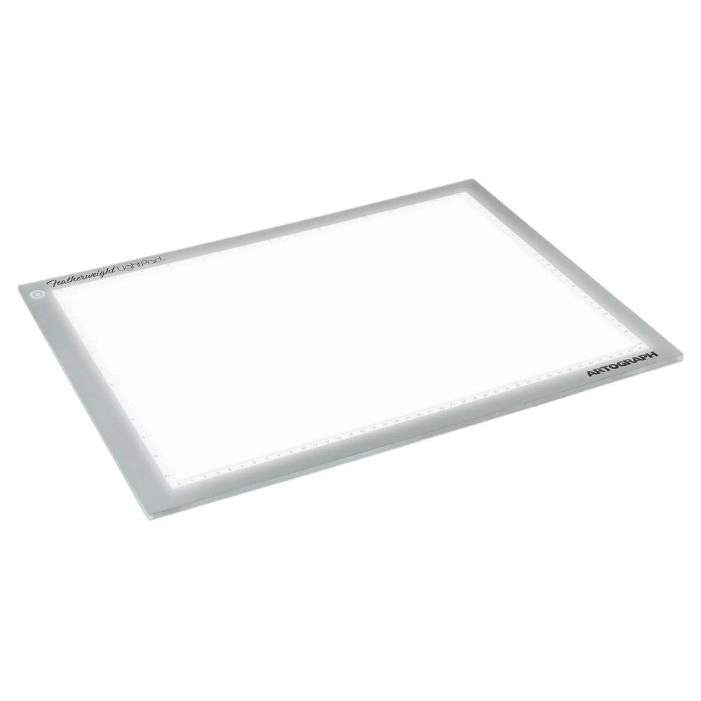 Artograph Featherweight 12x17" Dimmable Slim Lightpad + PadPucks Stackable Stand