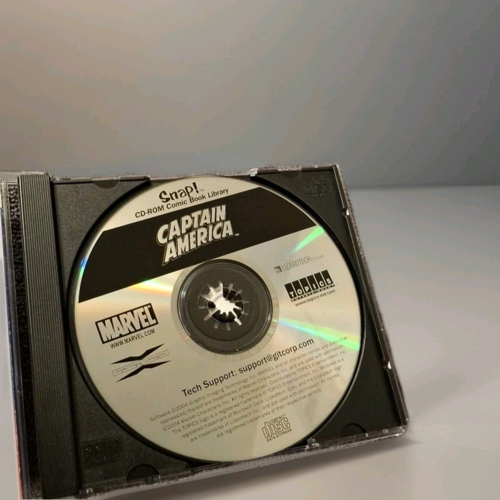 Captain America Marvel CD-ROM Software