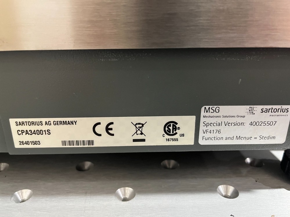Sartorius CPA34001S Analytical Balance