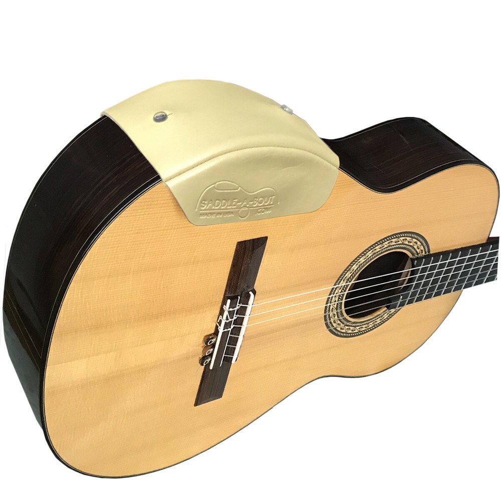 Saddle-A-Bout Leather Guitar Armrest