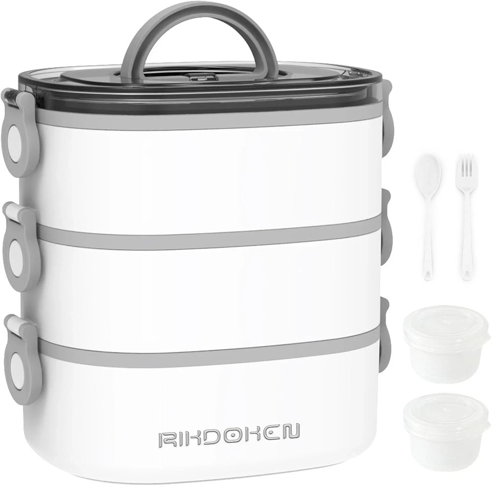 Termos Set Para Comida Grande Caliente Calentador De Portatil Acero Inoxidable