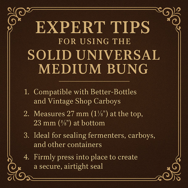 LD Carlson Solid Universal Medium Bung