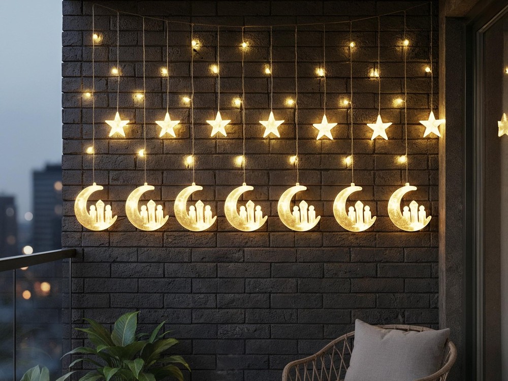 OLEEK Ramadan Lights Decorations - for Home Warm White