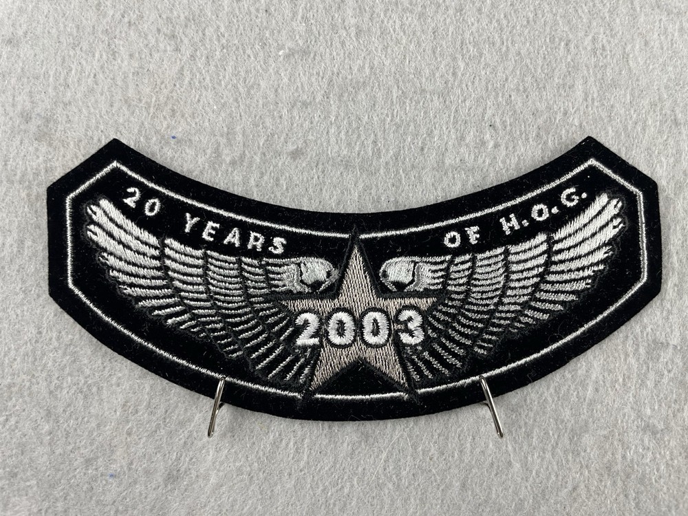 2003 HOG Membership Rocker Patch & Pin Harley Davidson Owners Group