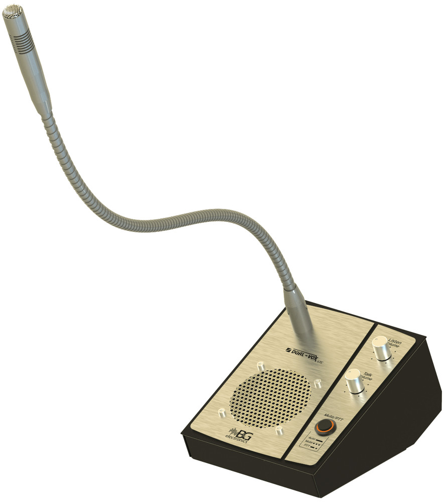 B&G ELECTRONICS MODEL LTC-06 DUAL-WAY WINDOW COUNTER INTERCOM SYSTEM, DEMO UNIT