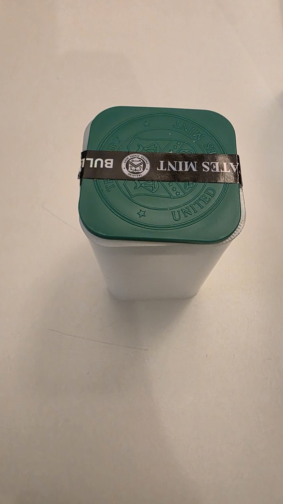 Empty US Mint Silver American Eagle Coin Tube