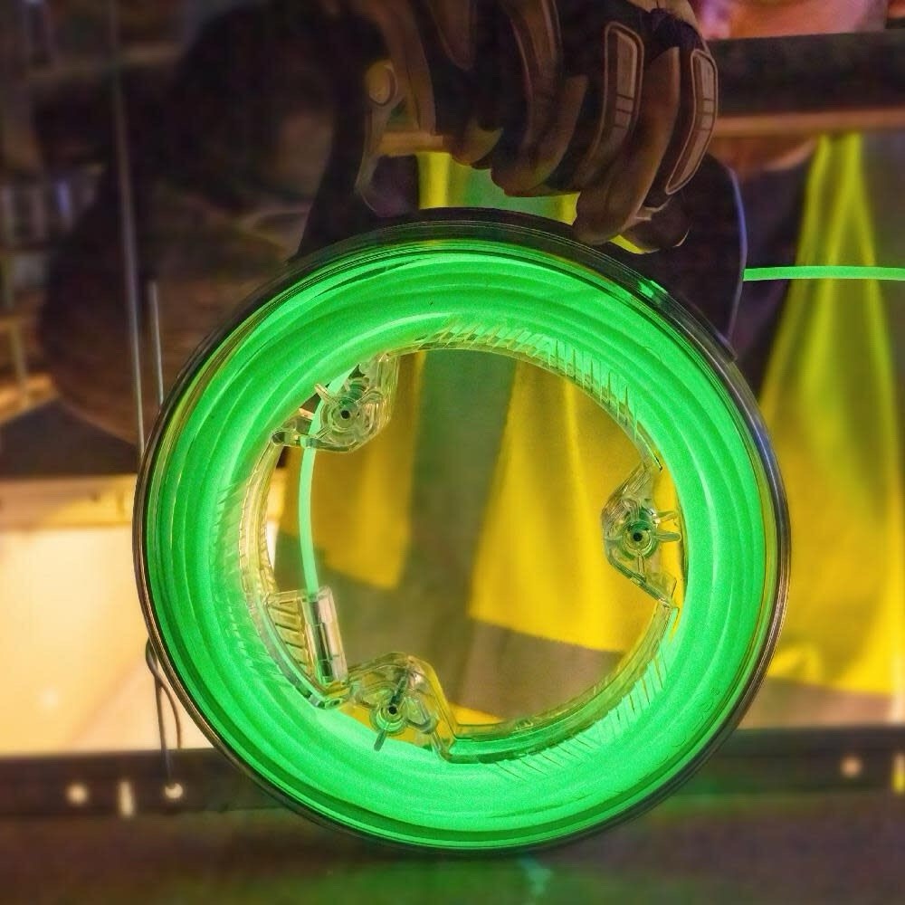 Klein Tools 40' Glow Fish Tape Green/Clear, Removable Tip, Impact Handle