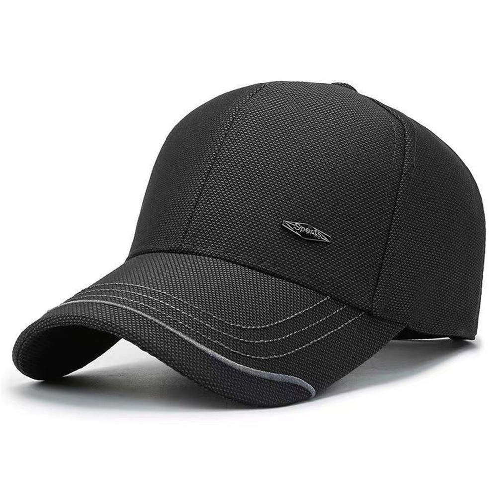 Retro Structured Baseball Cap Low Profile Plain Golf Hats Adjustable Cotton D...