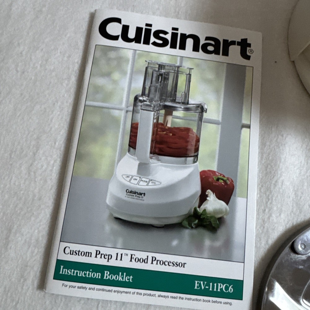 Cuisinart Custom Prep II Food Processor Lot Disc Replacement