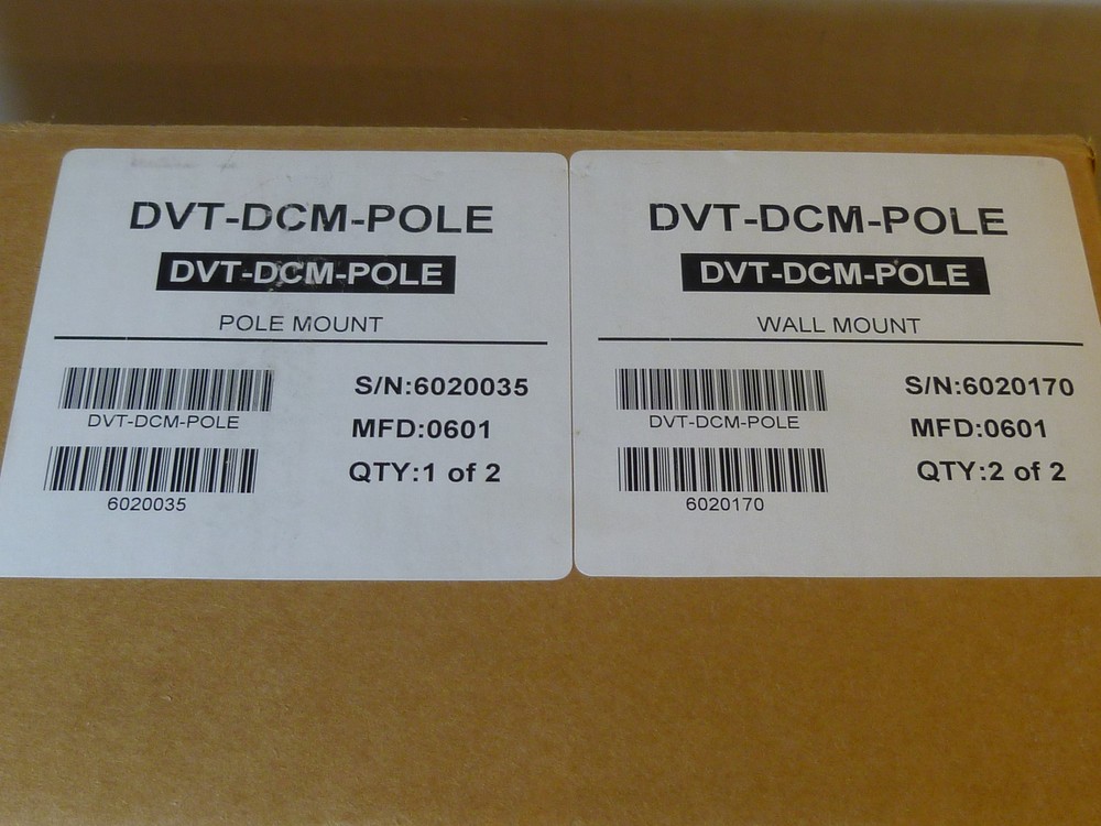 NEW DvTel DVT-DCM-POLE WALL OR POLE MOUNT FOR DOME
