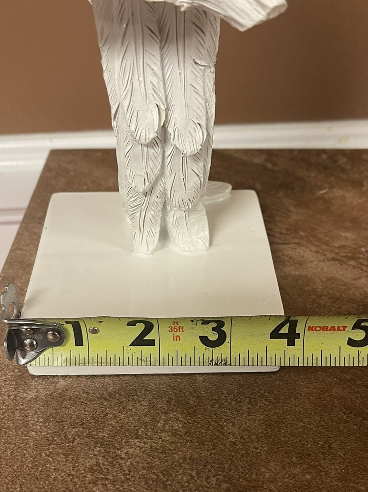 Life-Sized 20th Century White Parrot Bird Statue