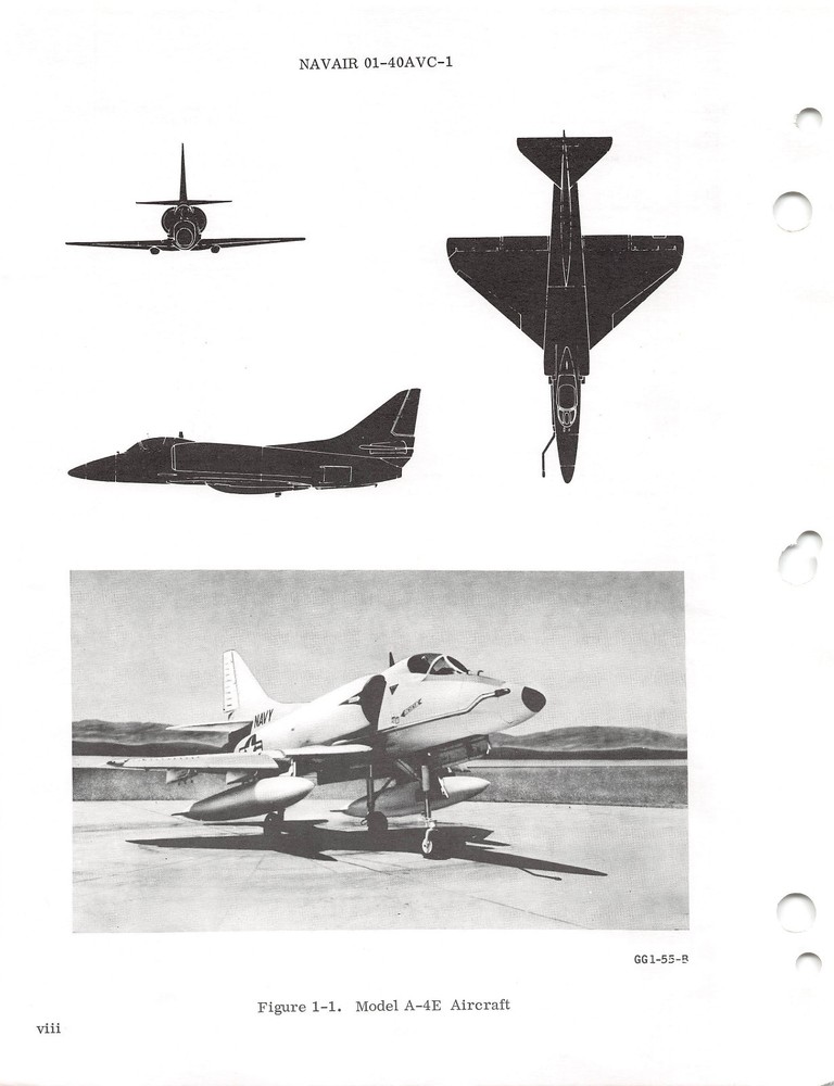 1992 A-4E/F Skyhawk Flight Manual Pilot's Handbook - CD Version