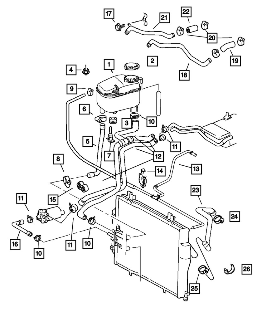 Genuine Mopar Clamp 5139109AA