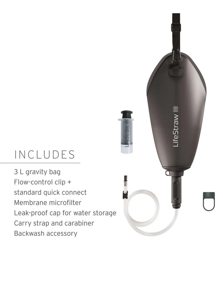 LIFESTRAW PEAK SERIES GRAVITY WATER FILTER SYSTEM #LSPSF3GRWW