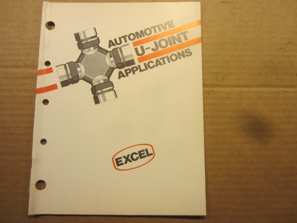 1975 Excel automotive universal joint catalog