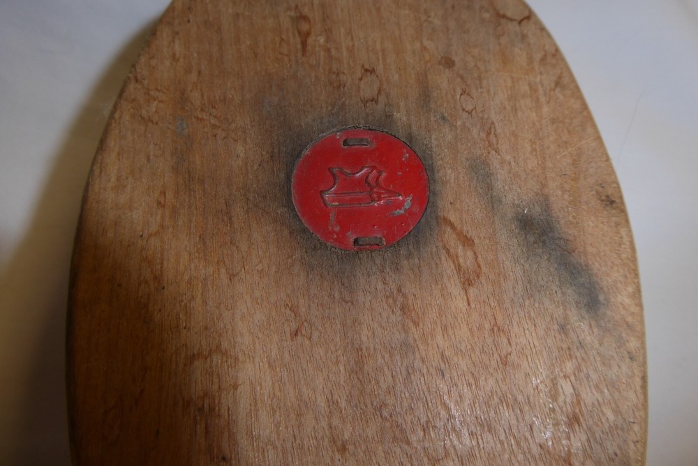 VINTAGE ANVIL BLOCK & TACKLE PULLEY