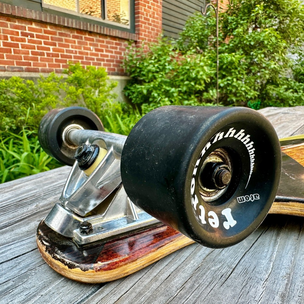 ATOM ~ Woody Drop-Deck Longboard ~ 39'' Skateboard ~