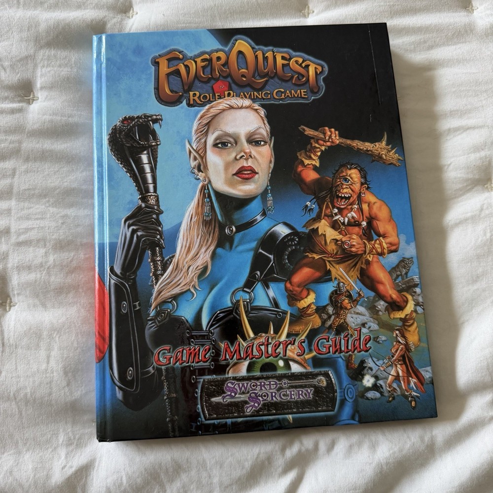Sword and Sorcery EverQuest Game Master's Guide Role Playing Game Hardback Book