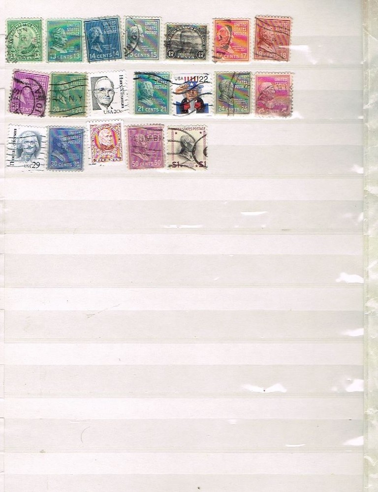US President Stamps: 85 Canceled Postage (11-882)