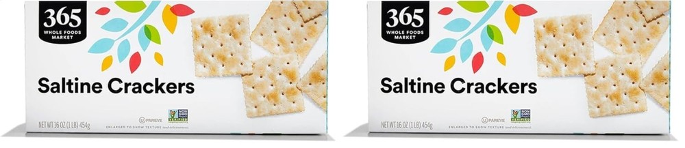 Classic Saltines Crackers 2x16oz Pack Simple Ingredients Kosher