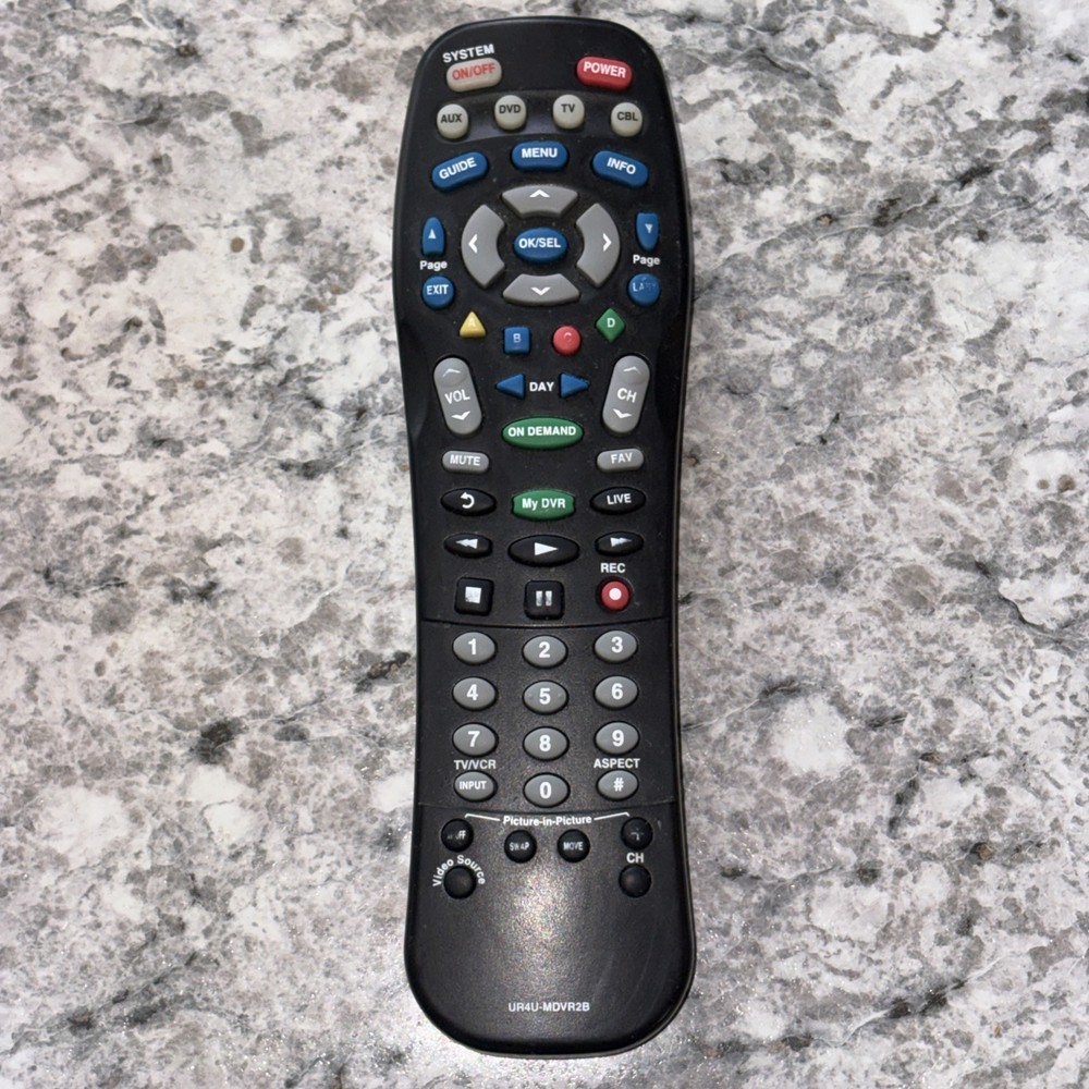 Universal 4-Function Remote Control UR4U-MDVR2B Digital HD DVR