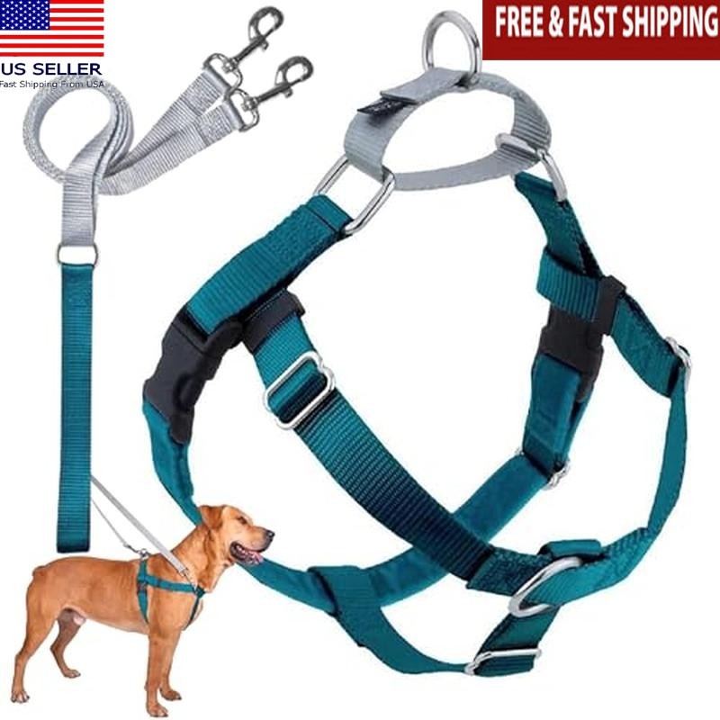 No Pull Dog Harness Comfortable Control Adjustable Leash Set Training Dogs New