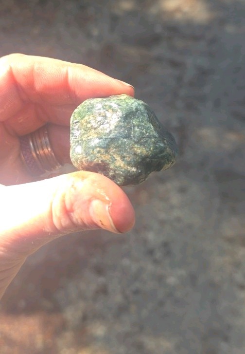 Nephrite Jade Stone Green Rock Stone