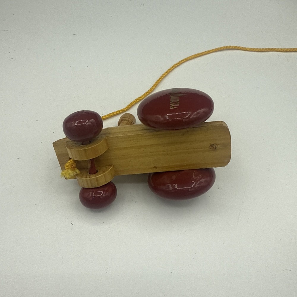 Vintage Neimann Marcus Wooden Pull Toy Train