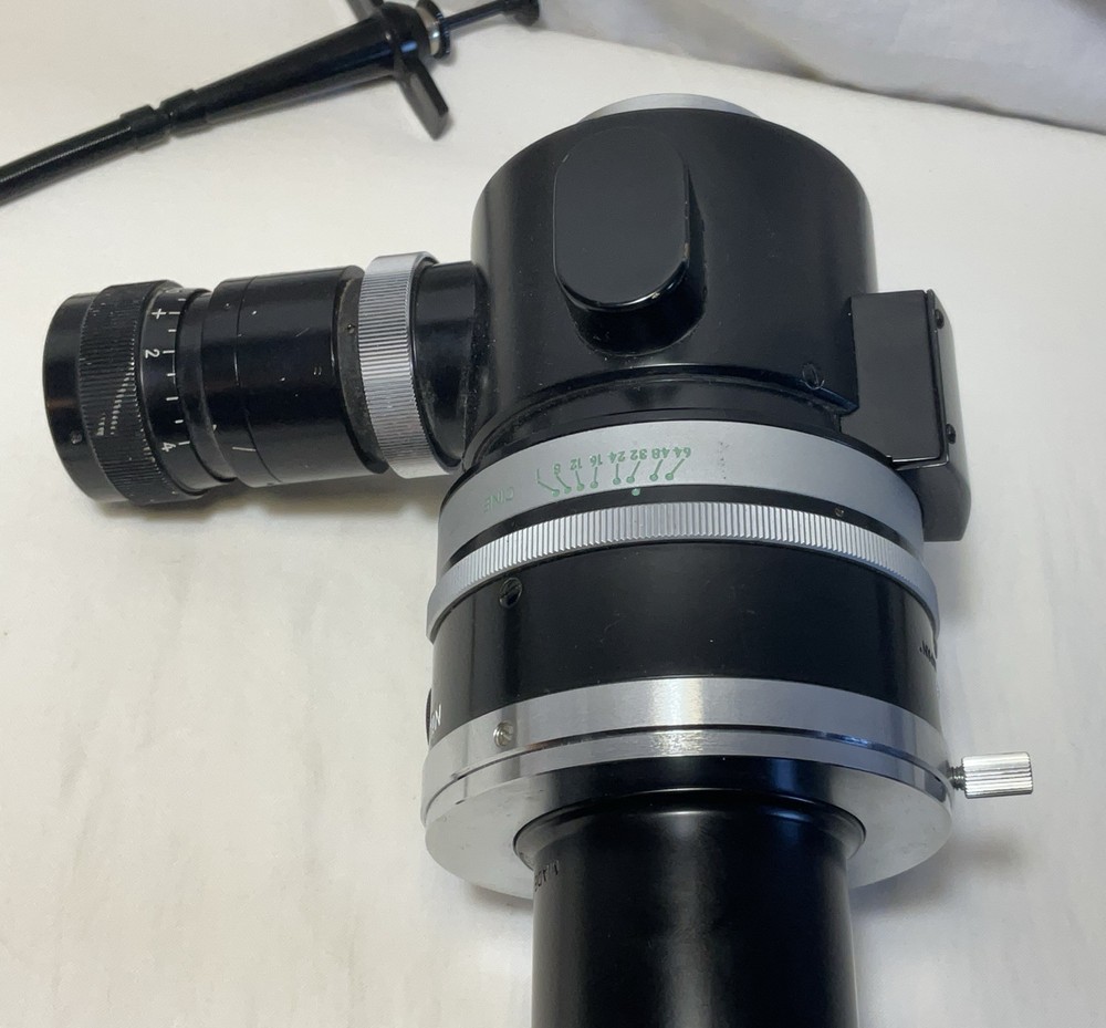 Nikon, Microflex, Adapter, EFM, with, M-35 camera, Nikon M-35 With EFM Microflex