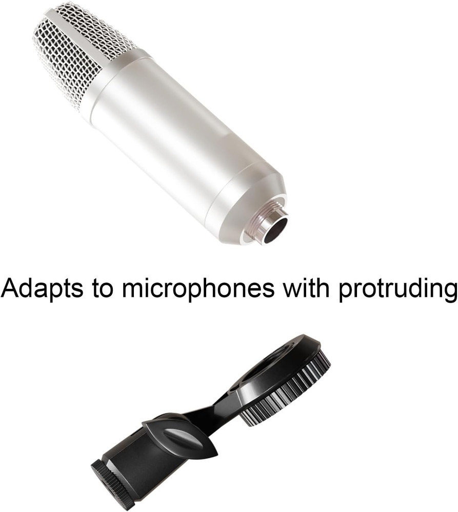 LUORNG Condenser Microphone Holder Standard Interface Thread Compatible