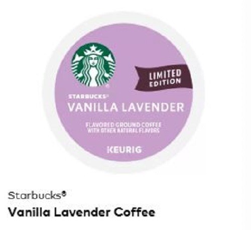 𝑲𝒆𝒖𝒓𝒊𝒈 𝑲-𝒄𝒖𝒑𝒔 Starbucks Vanilla Lavender Coffee 66 Count
