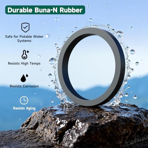 10 Pcs Flange Gasket Seals Replacement Assembly Pump Flange Gasket Compatible