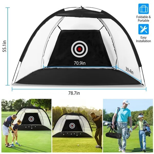 Golf Net Golf Training Aids Practice Nets Driving Hitting Nets with Target Cloth